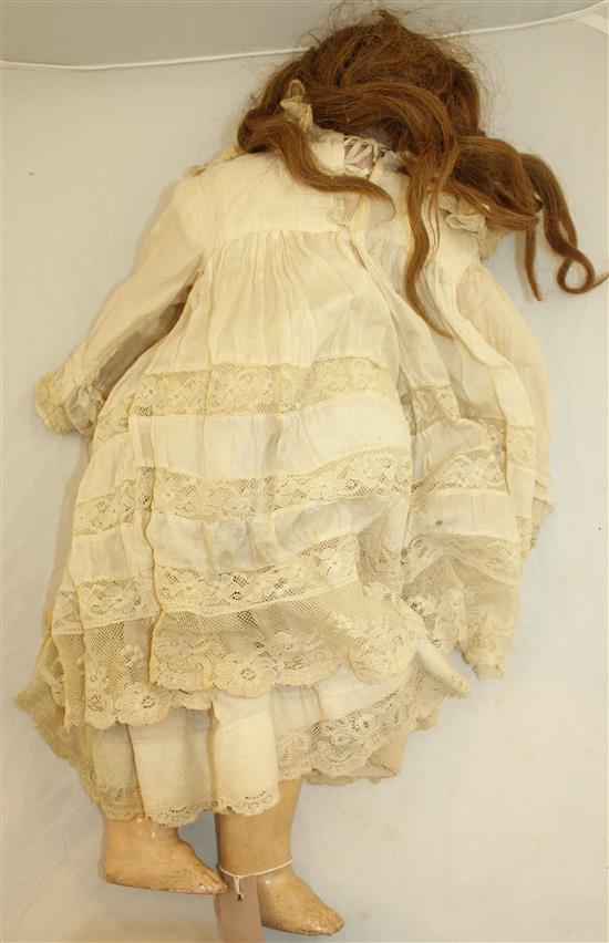 A Tete Jumeau bisque head doll. c.1900, 61cm